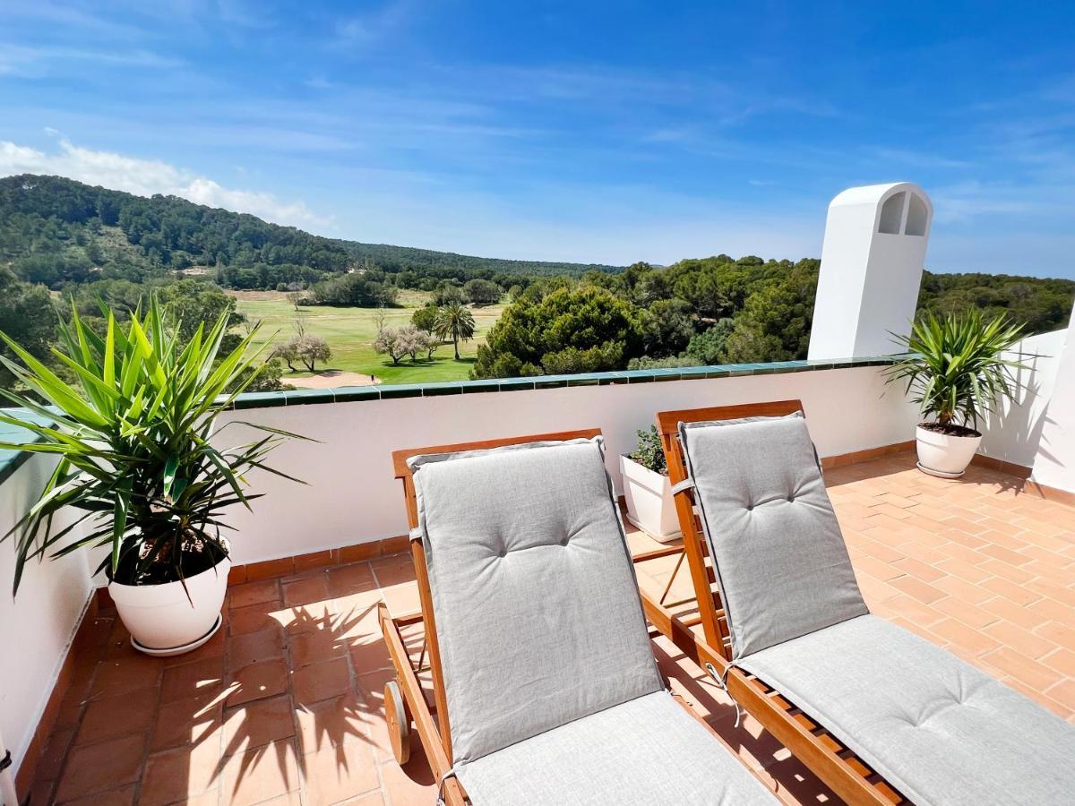 Apartamento Atardecer En Menorca Son Parc Vista Al Campo De Golf ภายนอก รูปภาพ