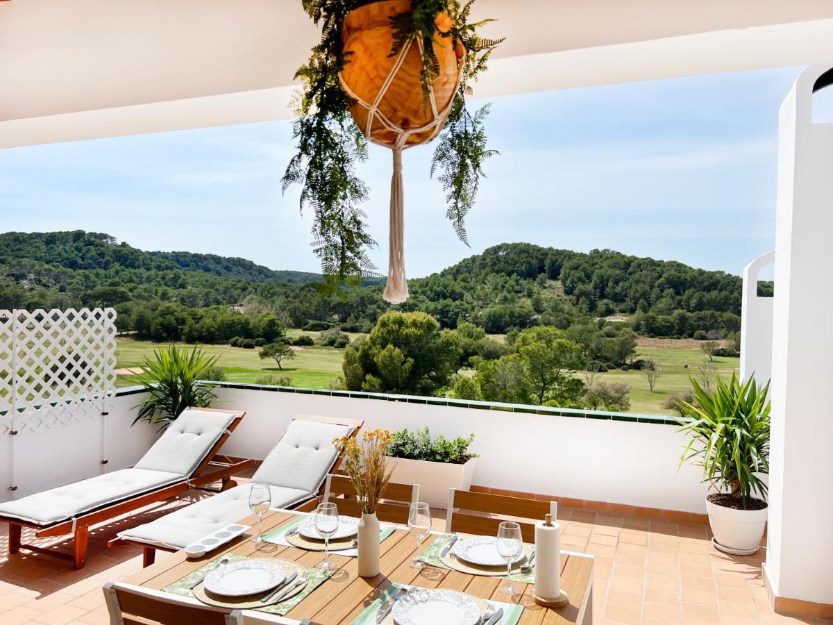 Apartamento Atardecer En Menorca Son Parc Vista Al Campo De Golf ภายนอก รูปภาพ